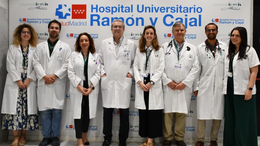 Imagen de photocall de parte de la Unidad de Enfermedades Minoritarias del Hospital Universitario Ramón y Cajal