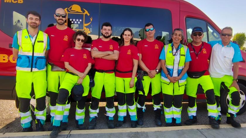 Imagen de los preparativos para la salida del contingente sanitario de SUMMA 112 en Ericam rumbo a Venezuela