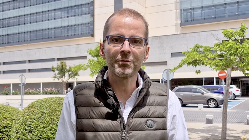 Juan Martínez, paciente del 12 de Octubre