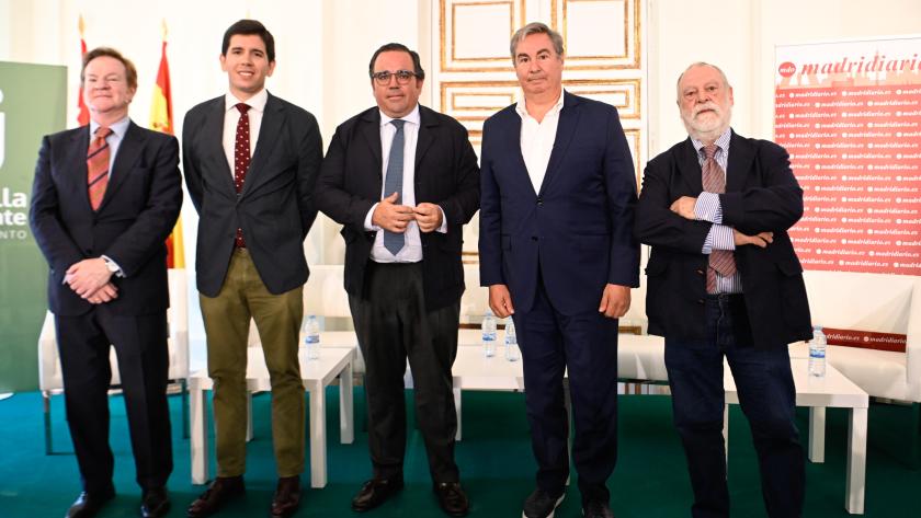 El viceconsejero José Antonio Sánchez durante la jornada Gestión de Residuos urbanos en la Comunidad de Madrid