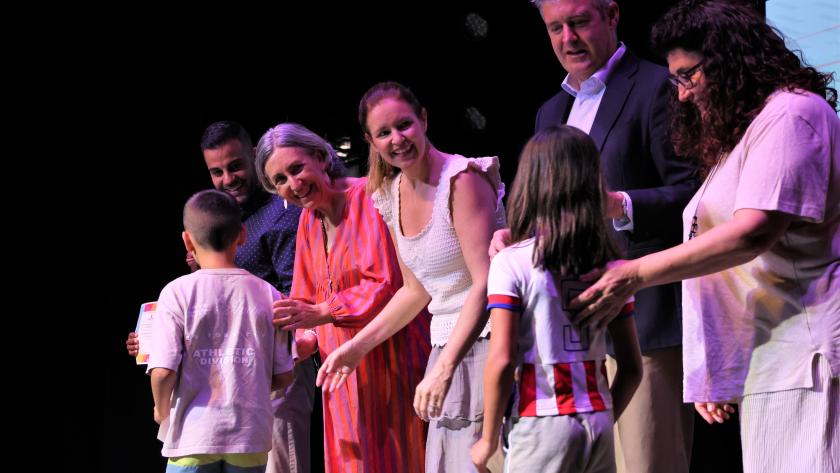 La consejera Ana Dávila durante los Premios al Rendimiento y Esfuerzo Académico que se conceden a menores que viven en las Residencias Infantiles de la Comunidad de Madrid
