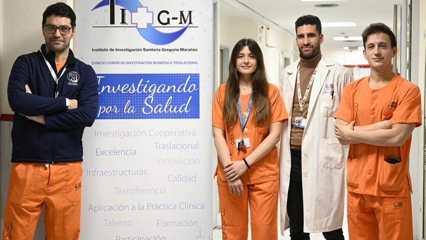 Grupo de investigación del Gregorio Marañón Grupo de profesionales sanitarios posando para una foto