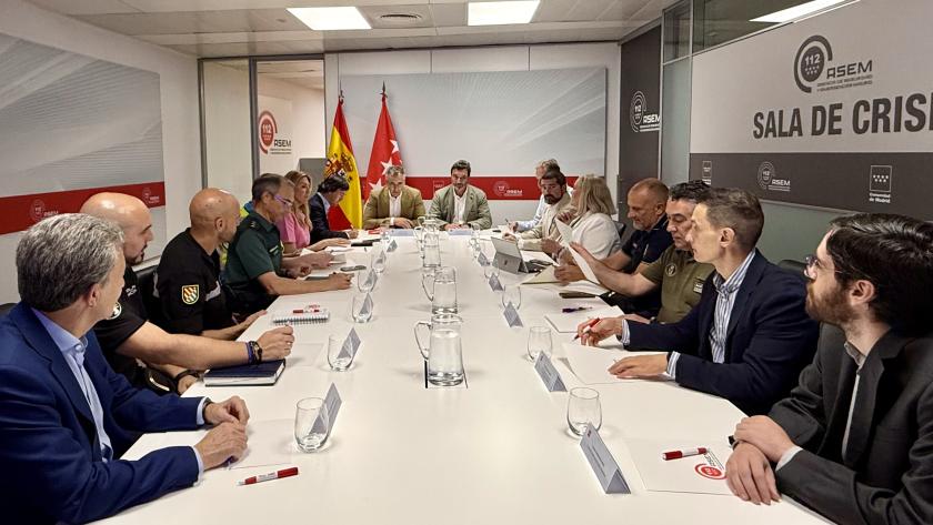 El consejero Carlos Novillo durante la reunión del Comité Asesor de Dirección del Plan INFOMA 2026 en la sede de la ASEM112