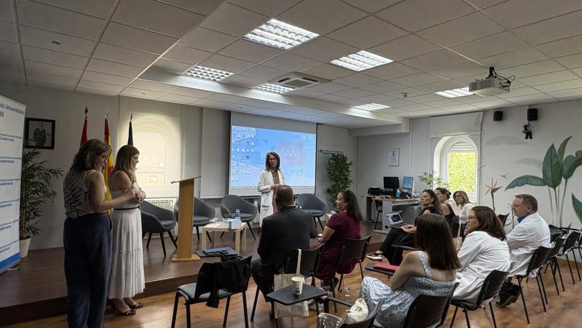 visita delegación Brasil y Portugal al Hospital Guadarrama