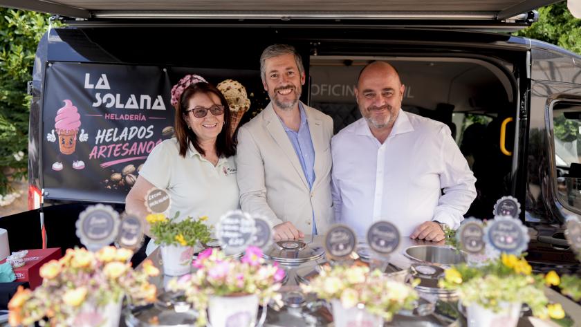 El consejero Miguel Ángel García en la Feria de la Sierra Norte 2026