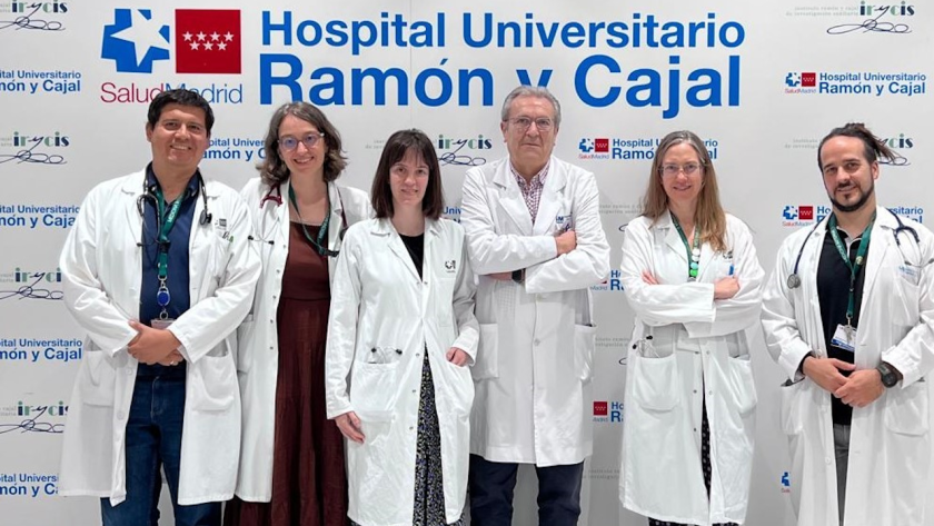Imagen de photocall de parte de la Unidad de Interconsulta y Asistencia Compartida del Hospital Universitario Ramón y Cajal