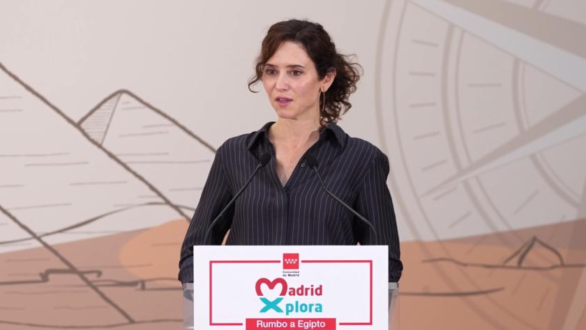 La presidenta Isabel Díaz Ayuso