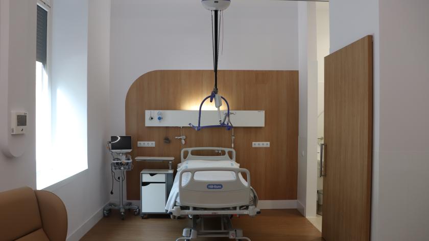 Una de las habitaciones de la Unidad