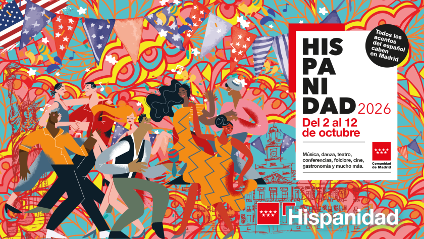 Cartel Hispanidad 2026 horizontal