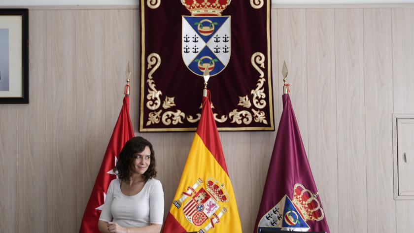 Díaz Ayuso preside la reunión del Consejo de Gobierno que se celebra en Batres La presidenta Isabel Díaz Ayuso durante la reunión del Consejo de Gobierno en Batres