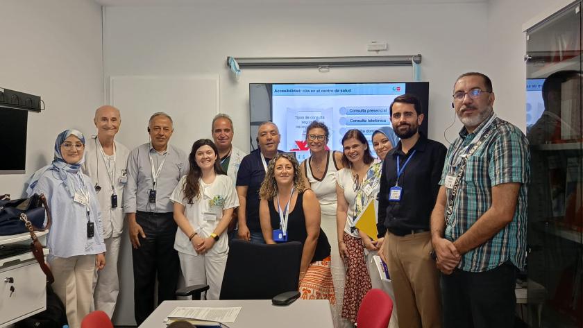 La Comunidad de Madrid recibe a una delegación marroquí para conocer sobre el terreno la organización y los servicios de los equipos de Atención Primaria Visita al Barrio del Pilar
