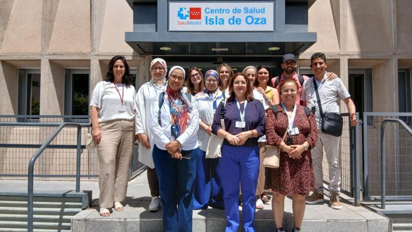 La Comunidad de Madrid recibe a una delegación marroquí para conocer sobre el terreno la organización y los servicios de los equipos de Atención Primaria Visita de la Delegación de Marruecos a Isla de Oza