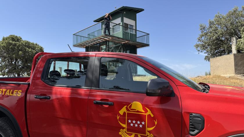 INFOMA La Comunidad de Madrid vigila sus montes las 24 horas del día para detectar de manera anticipada incendios forestales durante la época de peligro alto