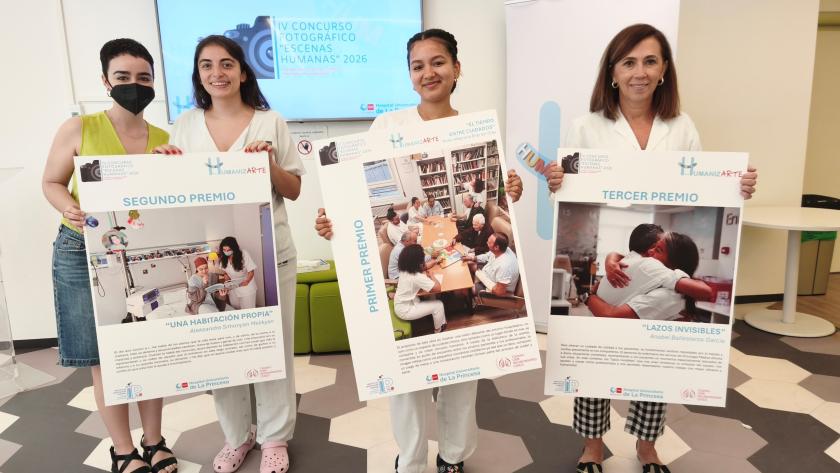 Ganadoras Concurso "Escenas Humanas" Hospital de La Princesa