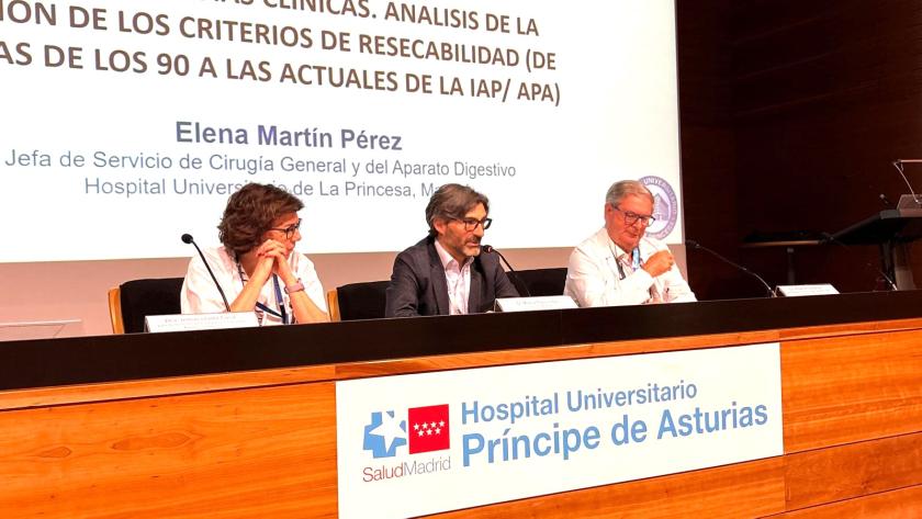 Mesa inaugural de la jornada HBP sobre cáncer de páncreas
