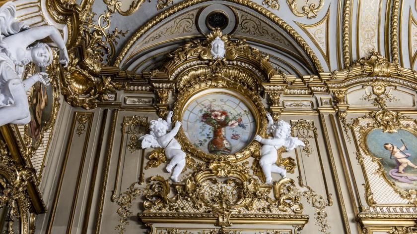 detalle decoración del palacio