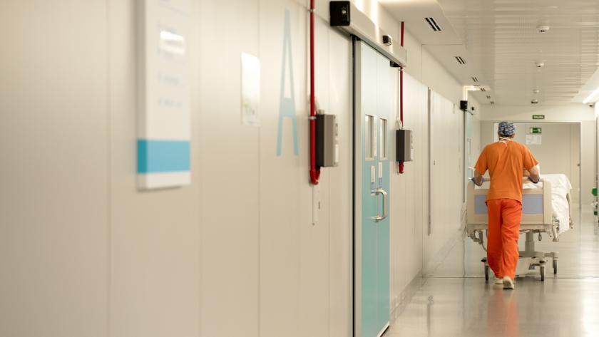 Pasillo de un hospital 