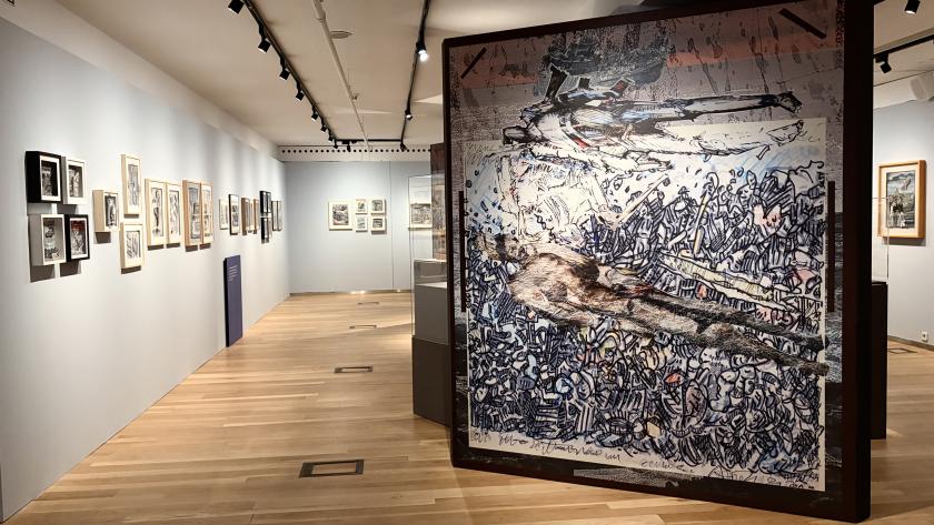 La Comunidad de Madrid explora el diálogo entre literatura y artes plásticas con una exposición dedicada a los hermanos Antón y Luis Mateo Díez Exposición Un viaje al Mar de Sombra. Caballeros de salitre