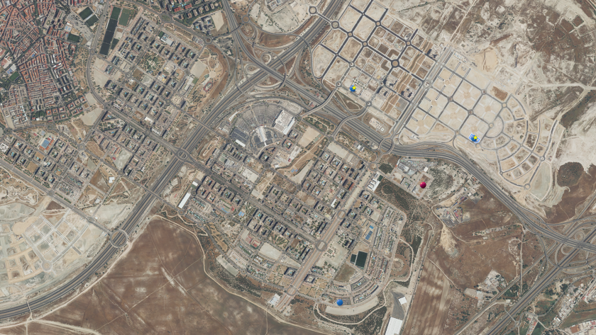 Ortofoto Madrid Los Berrocales