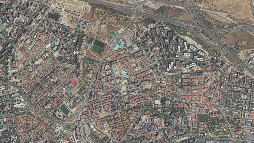 Foto Aérea Madrid UVA Hortaleza