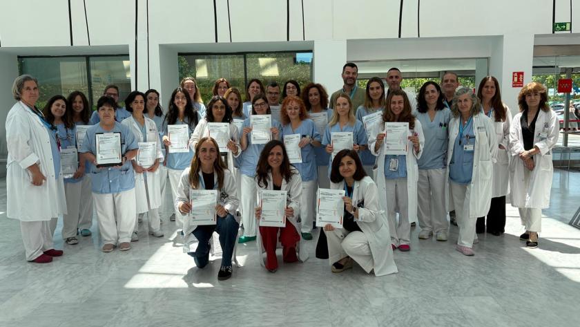 Enfermeras premiadas del Hospital Puerta de Hierro