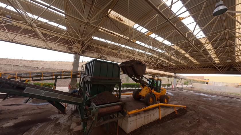 lodo planta de lodos de Loeches