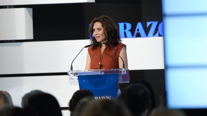 La presidenta Isabel Díaz Ayuso en el II Homenaje a la Enfermería 