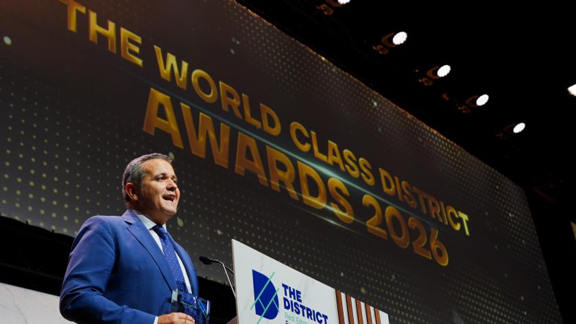 En consejero Rodrigo en los World Class District Awards 2026