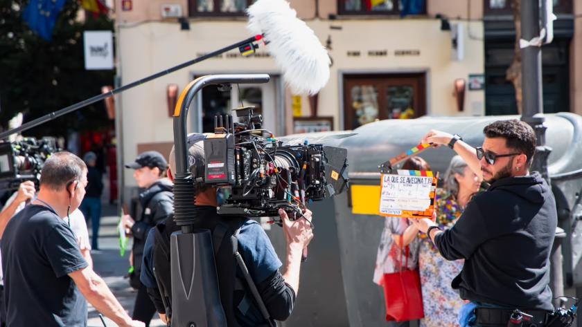 Grabación de cortometraje 