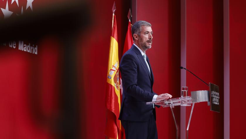 El portavoz Miguel Ángel García, tras la reunión del Consejo de Gobierno El portavoz Miguel Ángel García, tras la reunión del Consejo de Gobierno