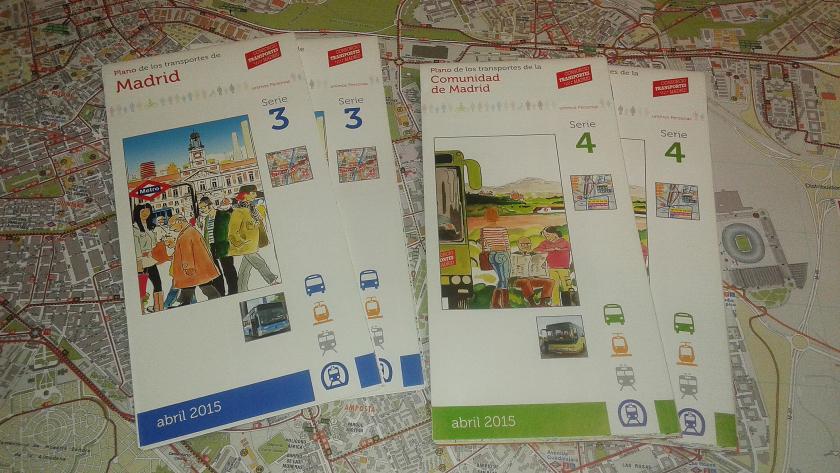 Plano extendido y doblado.