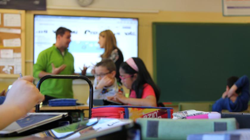 Clase en un Colegio de Educación Infantil y Primaria