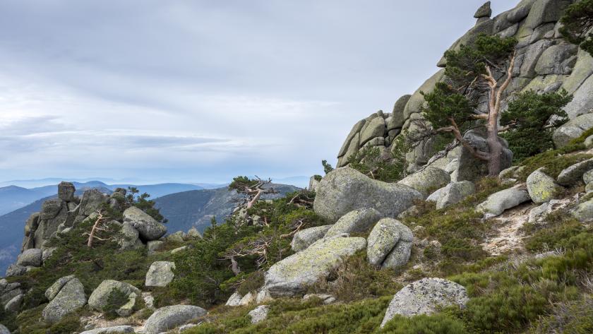Siete Picos en el Parque Nacional de la Sierra de Guadarrama Siete Picos en el Parque Nacional de la Sierra de Guadarrama