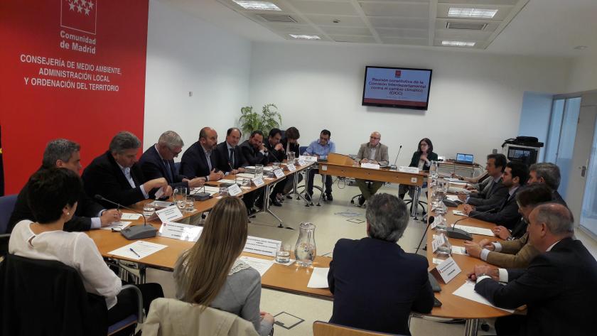 Constituida la Comisión Interdepartamental de Cambio Climático de la Comunidad de Madrid