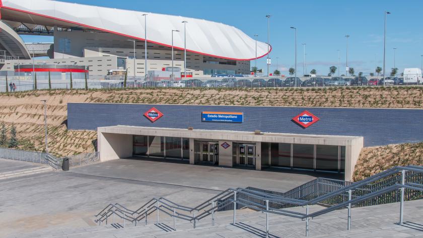 Estación de Metro Estadio Metropolitano Estación de Metro Estadio Metropolitano