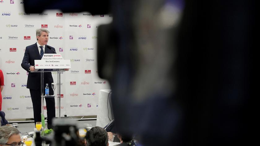 Garrido participa en los desayunos informativos de Europa Press