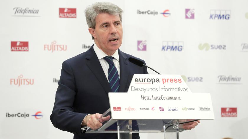 Garrido participa en los desayunos informativos de Europa Press