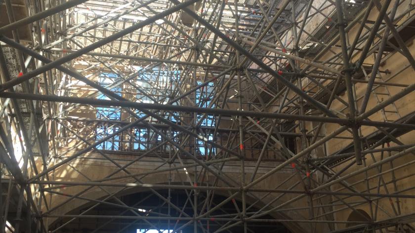 Rollán supervisa la ejecución de las obras de rehabilitación de la Iglesia y Convento de la Sagrada Familia de Pinto