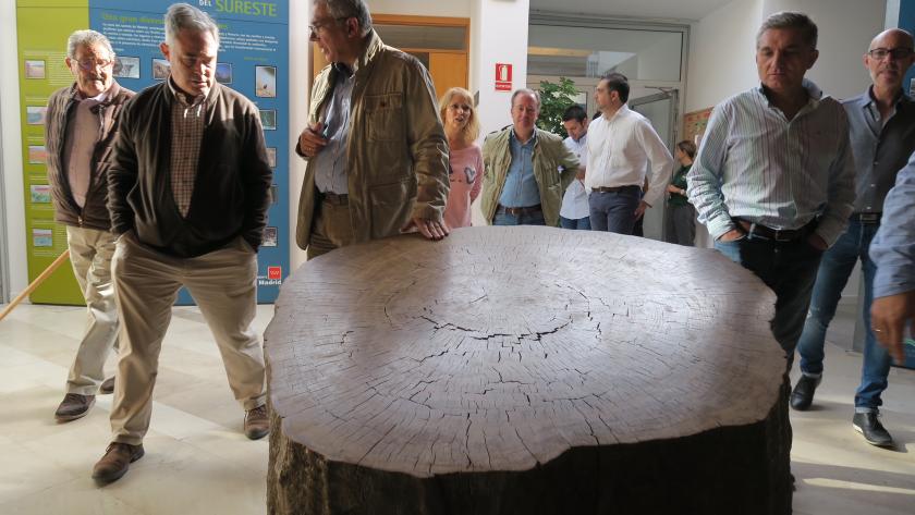 La Comunidad promueve la educación ambiental y el ocio familiar en plena naturaleza El consejero de Medio Ambiente y Ordenación del Territorio, Carlos Izquierdo, visitando el Centro de Educación Ambiental El Campillo, situado en Riva