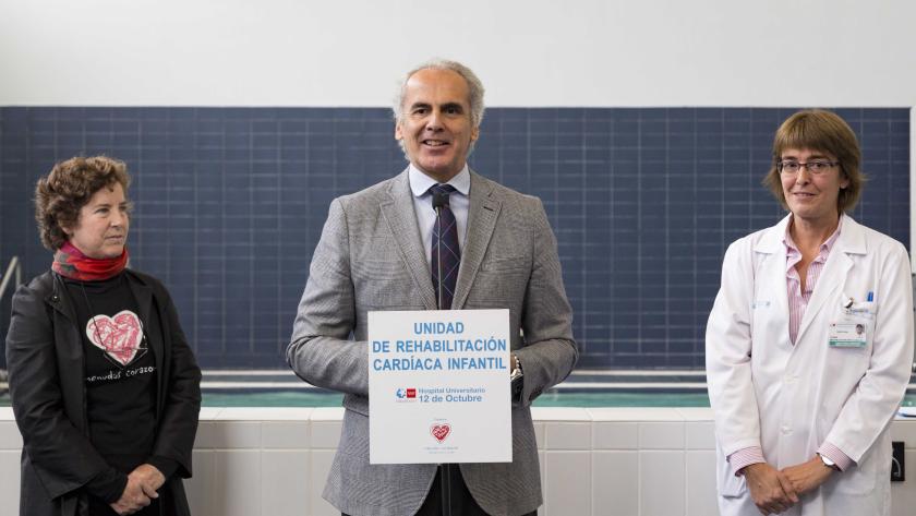La Comunidad abre una Unidad de Rehabilitación Cardiaca Infantil en el Hospital 12 de Octubre para cardiopatías congénitas complejas