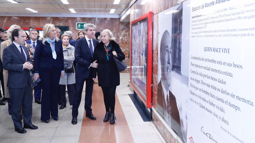 La Comunidad cambia el nombre de la estación de Metropolitano por Vicente Aleixandre y el de Atocha por Estación del Arte