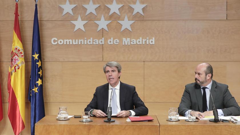Ángel Garrido durante la rueda de prensa Ángel Garrido durante la rueda de prensa