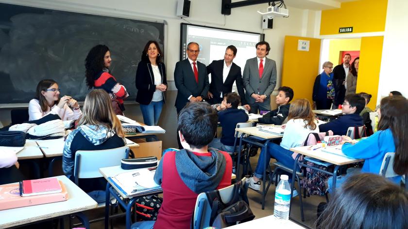 El consejero de Educación e Investigación, Rafael van Grieken, en el CEIPSO El consejero de Educación e Investigación, Rafael van Grieken, en el CEIPSO