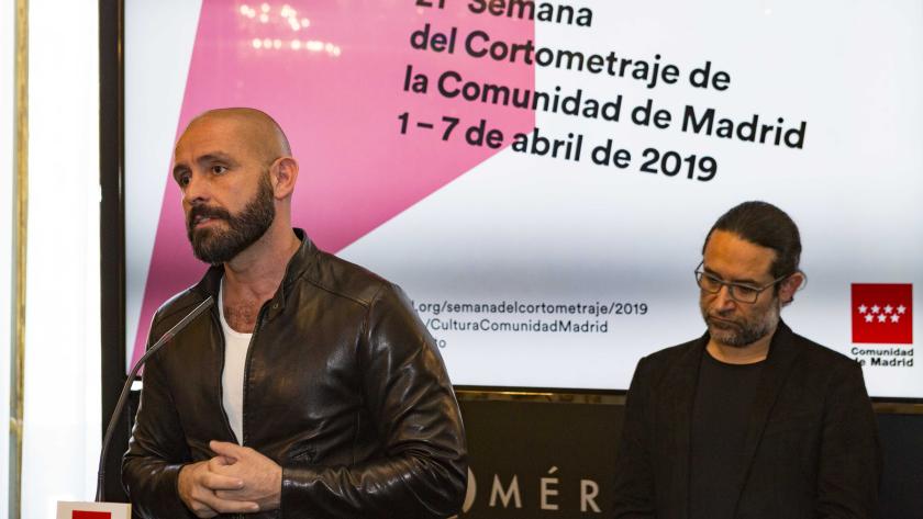 Jaime de los Santos en la presentación de la XXI Semana del Cortometraje de la Comunidad de Madrid en la Casa de América Jaime de los Santos en la presentación de la XXI Semana del Cortometraje de la Comunidad de Madrid en la Casa de América