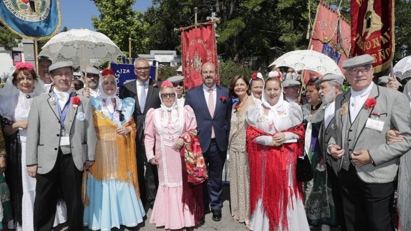 Rollán, con los madrileños en la pradera de San Isidro