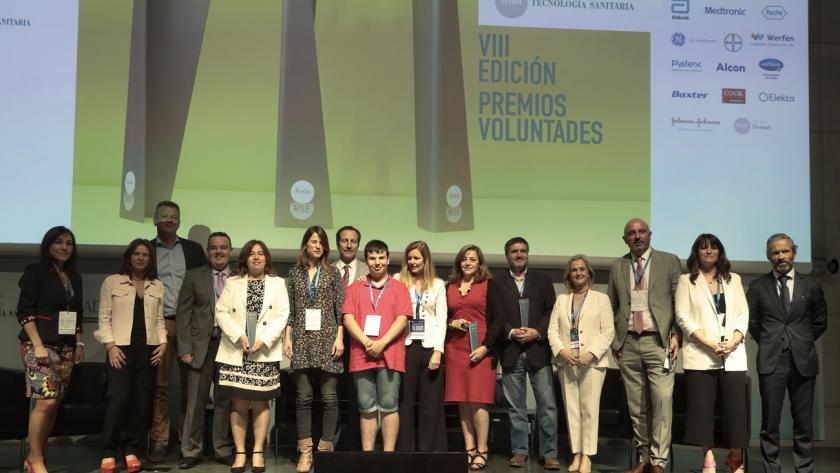 Foto de Familia de los Premios Voluntades