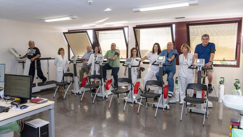 Profesionales y pacientes de rehabilitación respiratoria Profesionales y pacientes de rehabilitación respiratoria