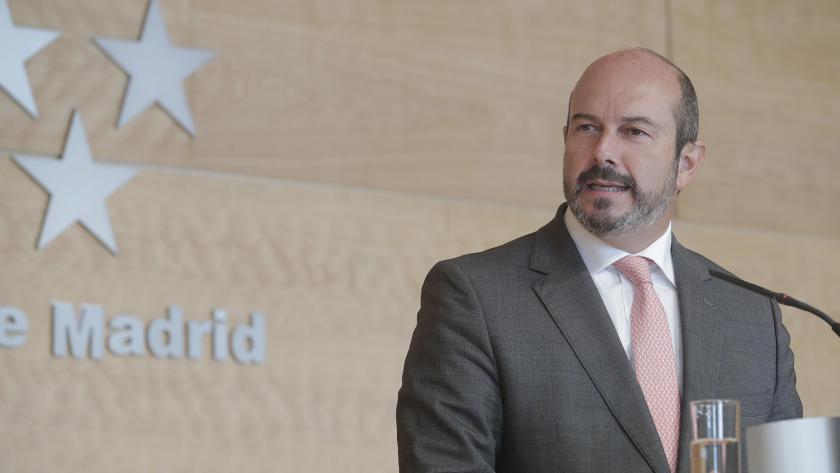 Pedro Rollán, comparece antes los medios para dar cuenta de los acuerdos del Consejo de Gobierno