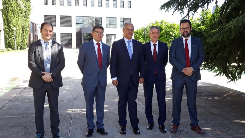 Rafael van Grieken en la sede madrileña de la multinacional española Sener Ingeniería y Sistemas Rafael van Grieken visitando la sede madrileña de la multinacional española Sener Ingeniería y Sistemas