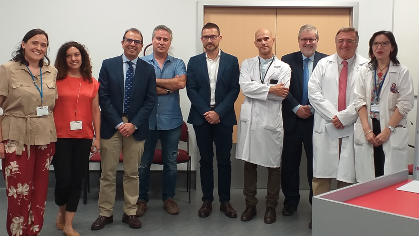 Imagen de los ponentes y directiva del evento en el Hospital Universitario Ramón y Cajal